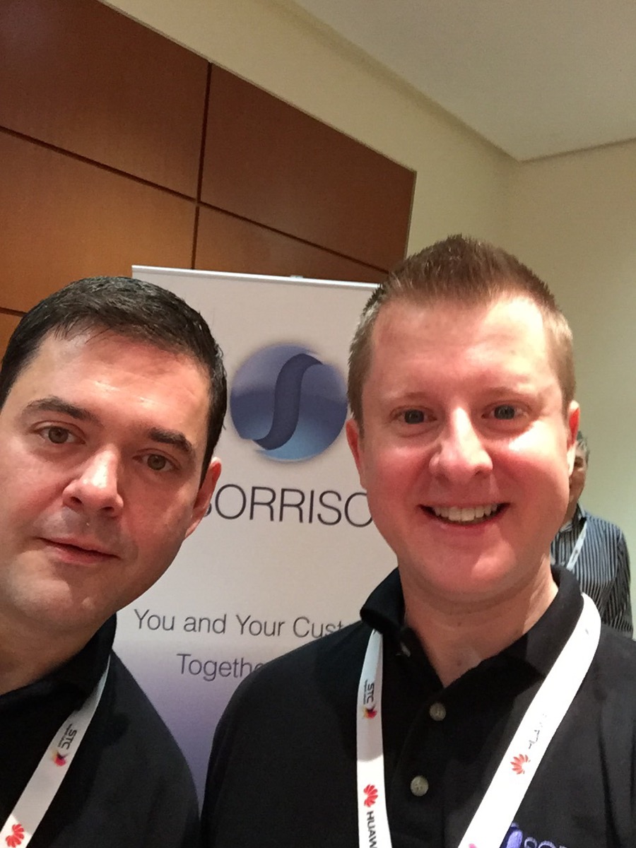 Eric & Glenn posted up at our sponsor stand at the CEM in Telcos Global Summit event